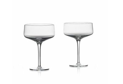 ROCKS COUPE/COCKTAIL GLASSES - SET OF 2