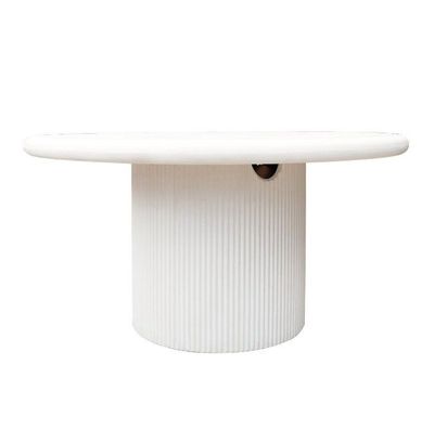 PABLO ROUND CONCRETE TABLE - WHITE