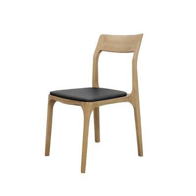 CHARLIE DINING CHAIR - NATURAL/BLACK