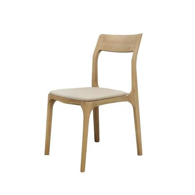 CHARLIE DINING CHAIR - NATURAL/LINEN