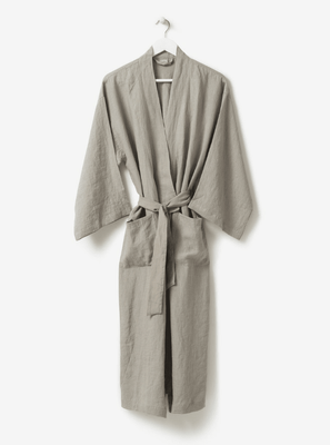 PUDDLE LINEN ROBE