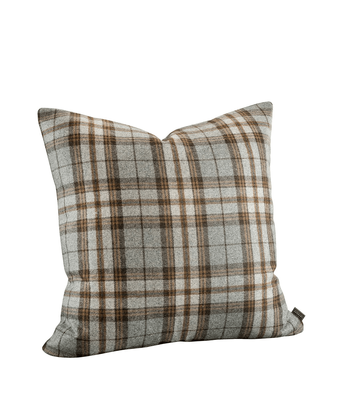 ARTWOOD CHALET SQUARE CUSHION - BROWN