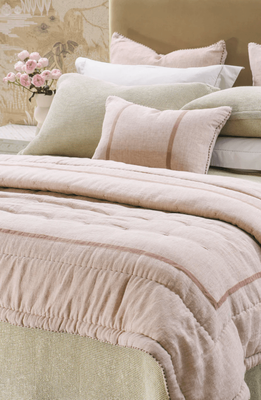 LUCHESI COMFORTER - PINK CLAY