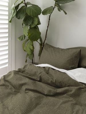 INKU ORGANIC COTTON LINEN DUVET COVER