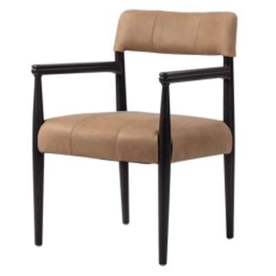SARA LEATHER DINING CHAIR