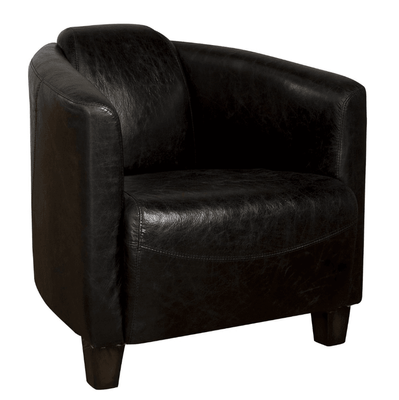 ALCOT ARMCHAIR-BLACK