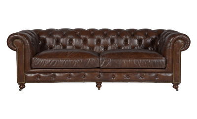 HALO KENSINGTON SOFA - VINTAGE CIGAR