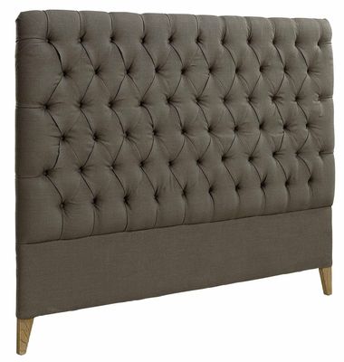 LONDON LINEN HEADBOARD - BROWN