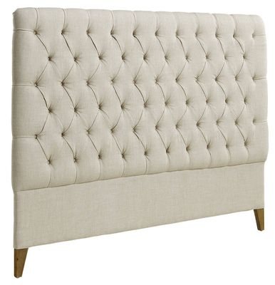 LONDON LINEN HEADBOARD - SAND