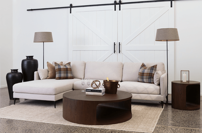 ANDORRA CHAISE SOFA - RAVE NATURAL