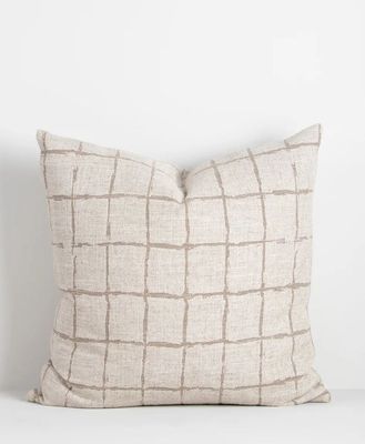 HARRISON CUSHION-TAUPE