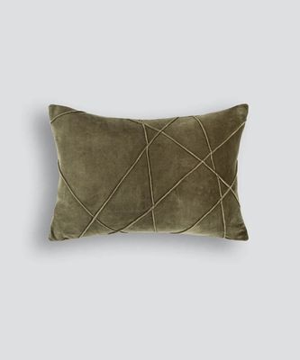 ALBA CUSHION-OLIVE