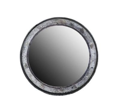 IRON ROUND MIRROR -  SMALL