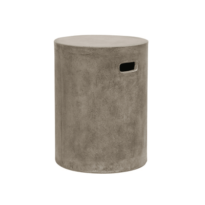CONCRETE PIPE STOOL - GREY