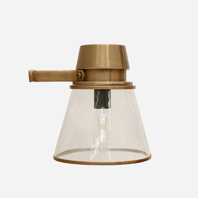 SAWYER WALL LAMP - ANTIQUE BRASS