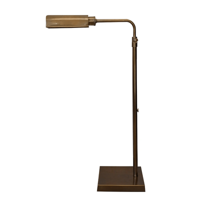 ADJUSTABLE FLOOR LAMP - ANTIQUE BRASS