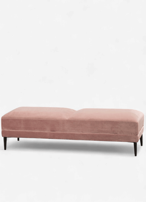 RENZO OTTOMAN - DUSTY PINK