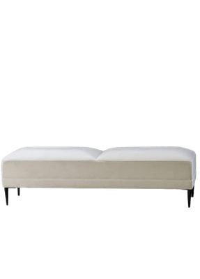 RENZO OTTOMAN - PARCHMENT