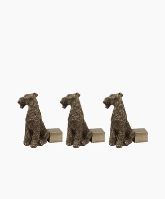 SCOTTIE DOG STAND - SET OF THREE
