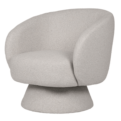 BIANCA SWIVEL CHAIR - EGGSHELL