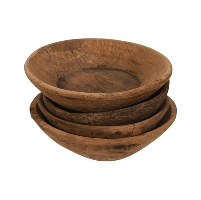 ORIGINAL GRAIN WOODEN BOWL