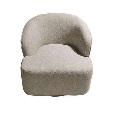 SYLVIA SWIVEL ARMCHAIR - LATTE