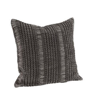 DENISE SQUARE CUSHION - GREY