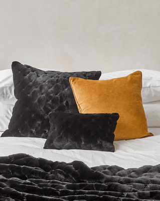 HEIRLOOM VALENTINA CUSHION - BLACK