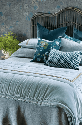 SOTTOBOSCO BEDSPREAD - INDIGO