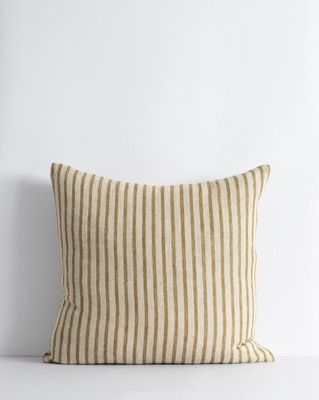 SPENCER CUSHION - OCHRE/NATURAL