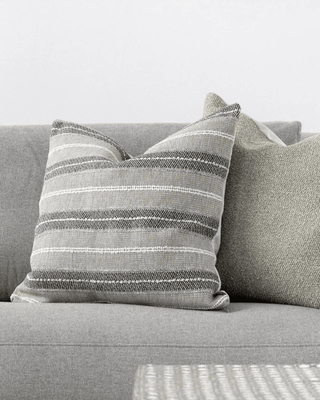 NOMAD MULTI STRIPE GREY CUSHION