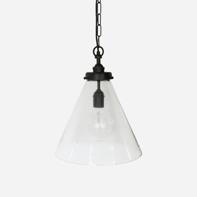 APARTMENTO GLASS &amp; BRONZE PENDANT - MEDIUM