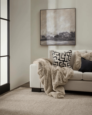 PELAGE THROW - TAUPE