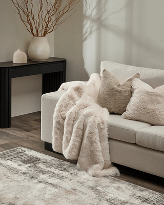 PELAGE THROW - IVORY