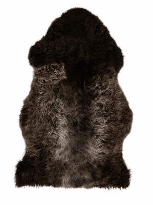 SHEEPSKIN LONG WOOL - NATURAL BROWN