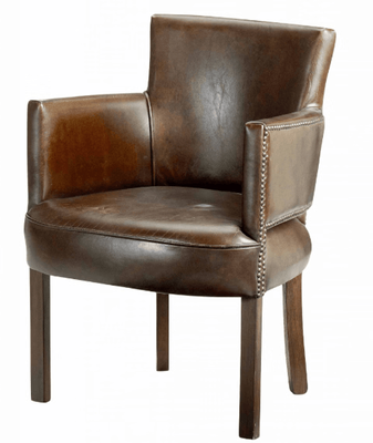 HALO NEWARK DINING CHAIR - VINTAGE CIGAR &amp; ANTIQUE OAK