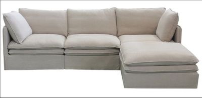 POPPY SECTIONAL SOFA - OATMEAL