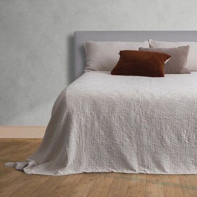 ROMA BEDSPREAD SET - NATURAL