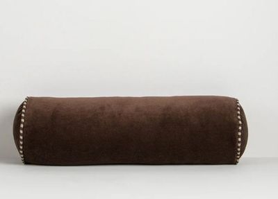 ELLIOT BOLSTER CUSHION - CHOCOLATE