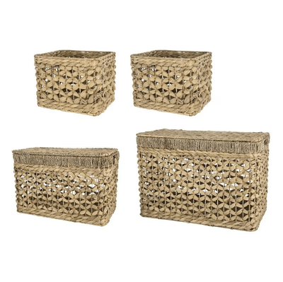 HANDWOVEN BASKETS - SET OF FOUR