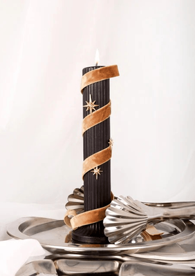 LIMITED EDITION - TEBAC &amp; CEDARWOOD PILLAR CANDLE