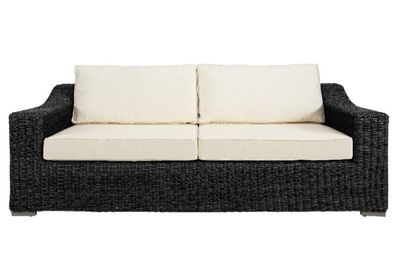 SAN DIEGO 3 SEATER SOFA - VINTAGE BLACK