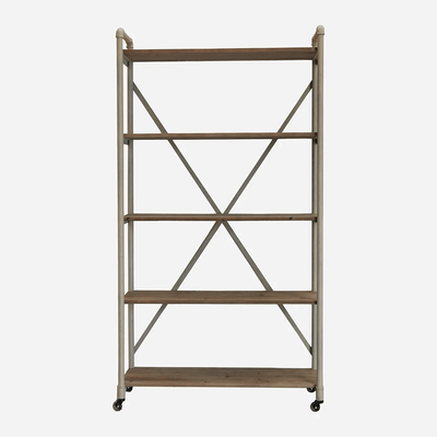 REMMIE SINGLE INDUSTRIAL BOOKCASE