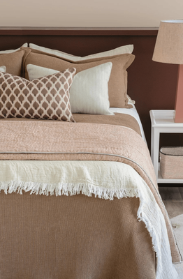 SOTTOBOSCO BEDSPREAD - PINK CLAY