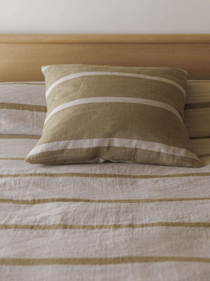 CARNIVAL EURO CUSHION COVER - CIDER/NATURAL