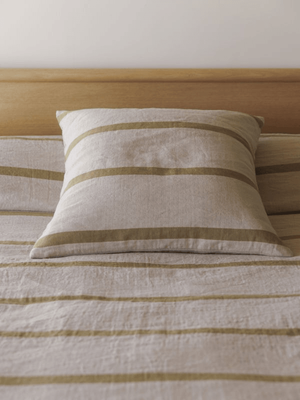 CARNIVAL EURO CUSHION COVER - NATURAL/CIDER