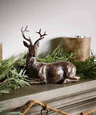 SENTINEL SMALL LYING DOWN REINDEER - RIGHT SIDE