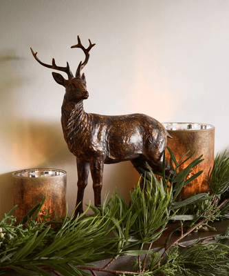 SENTINEL SMALL STANDING REINDEER - RIGHT SIDE