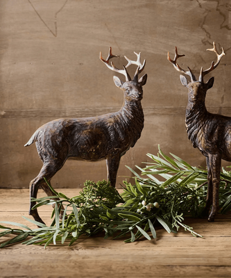 SENTINEL SMALL STANDING REINDEER - LEFT SIDE