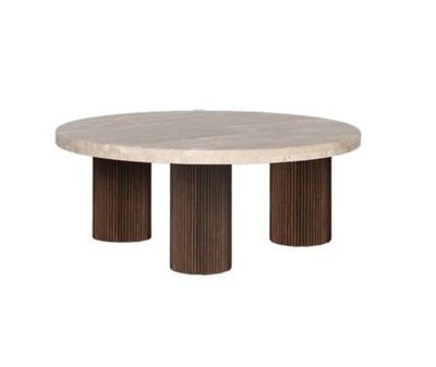 ALBER TRAVERTINE COFFEE TABLE